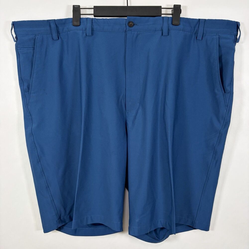 Greg Norman ML75 Microlux PlayDry Golf Shorts Mens Size 48 Light Blue 10” Inseam
